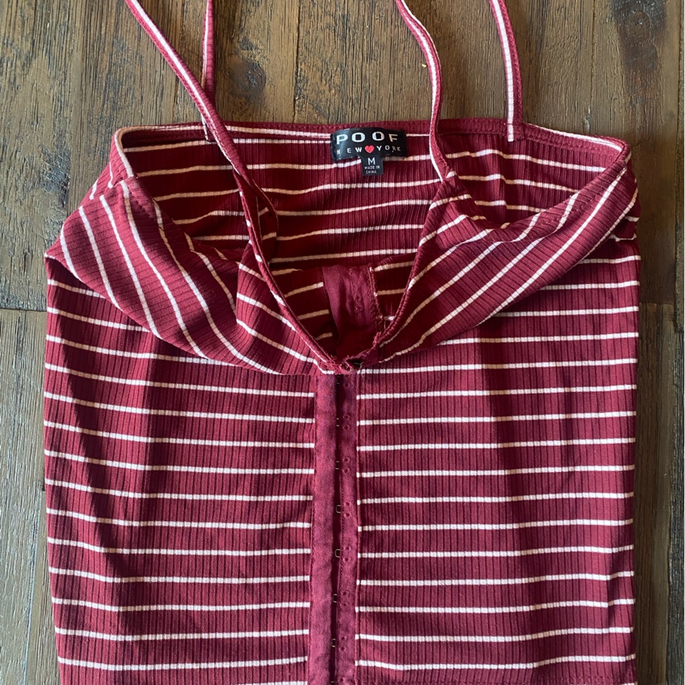 Maroon tank top